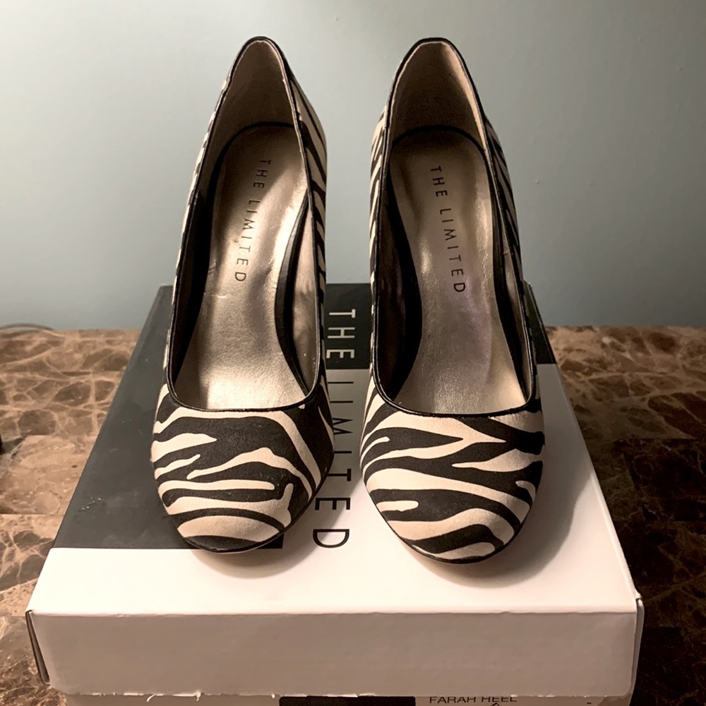 Gently Used Zebra Print Heels